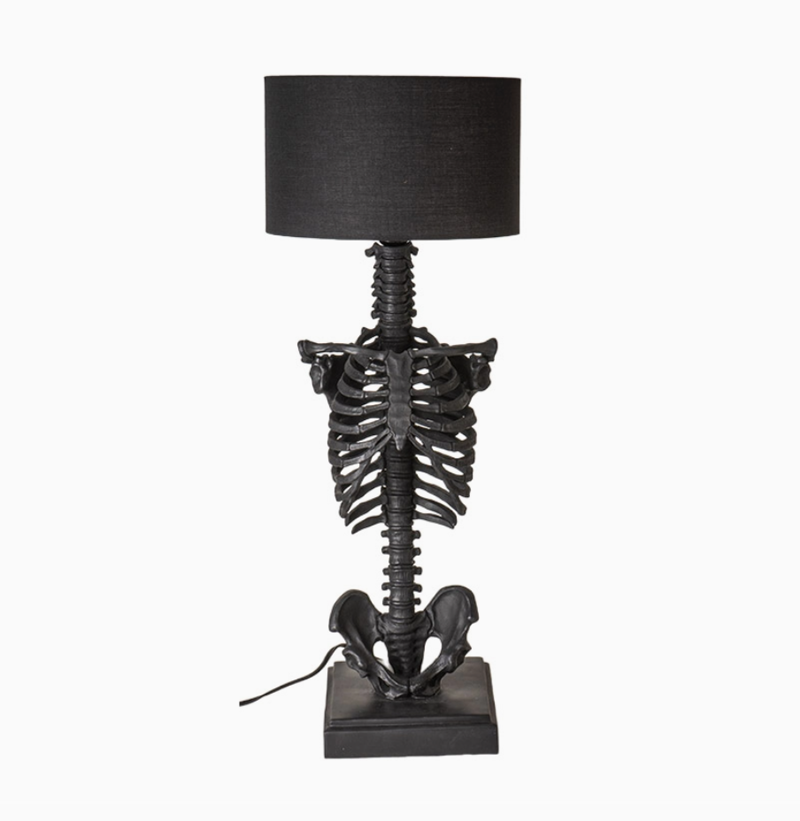 skeleton lamp