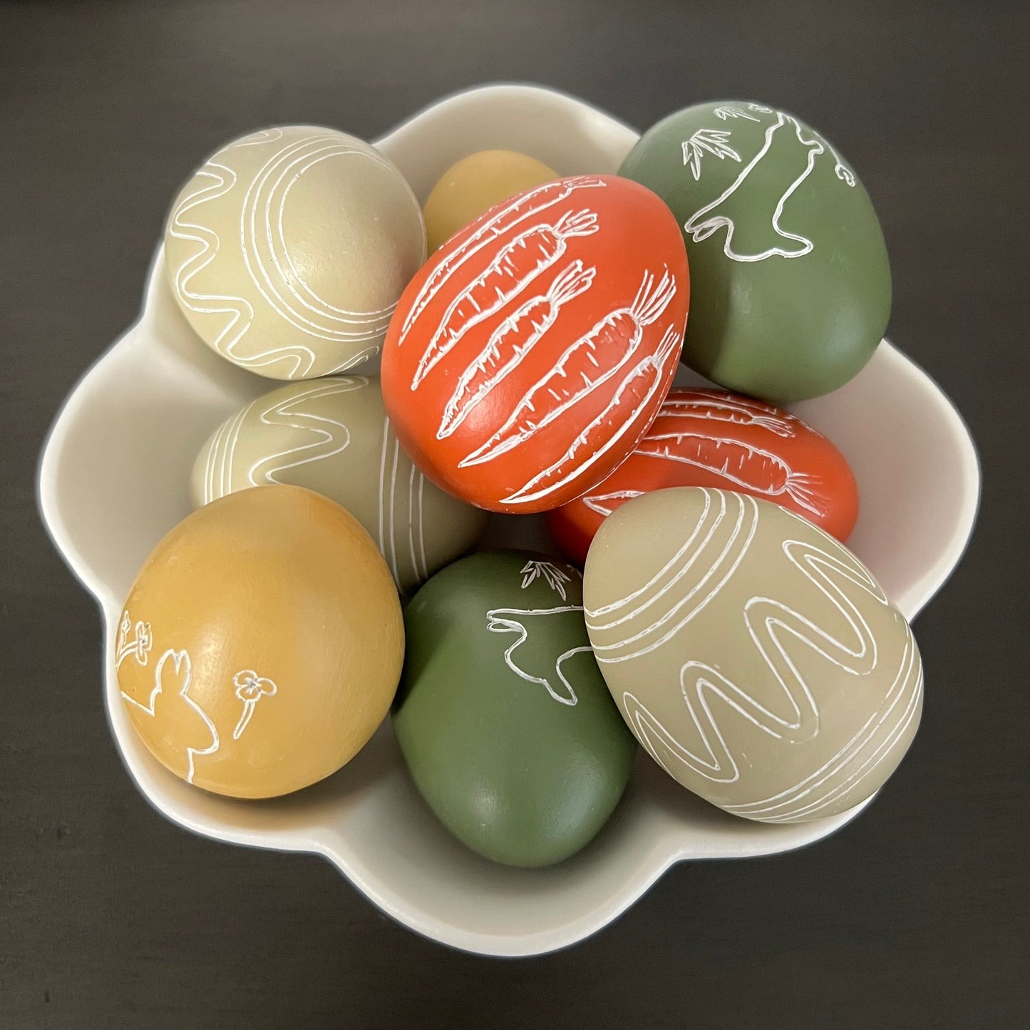 eggs :: natural vegetable dye colors {set of 4}