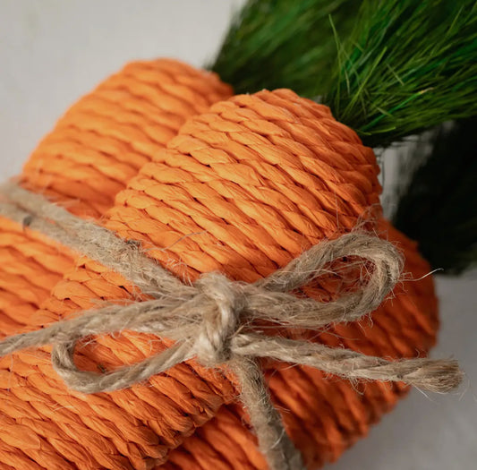 carrot bundle :: woven jute