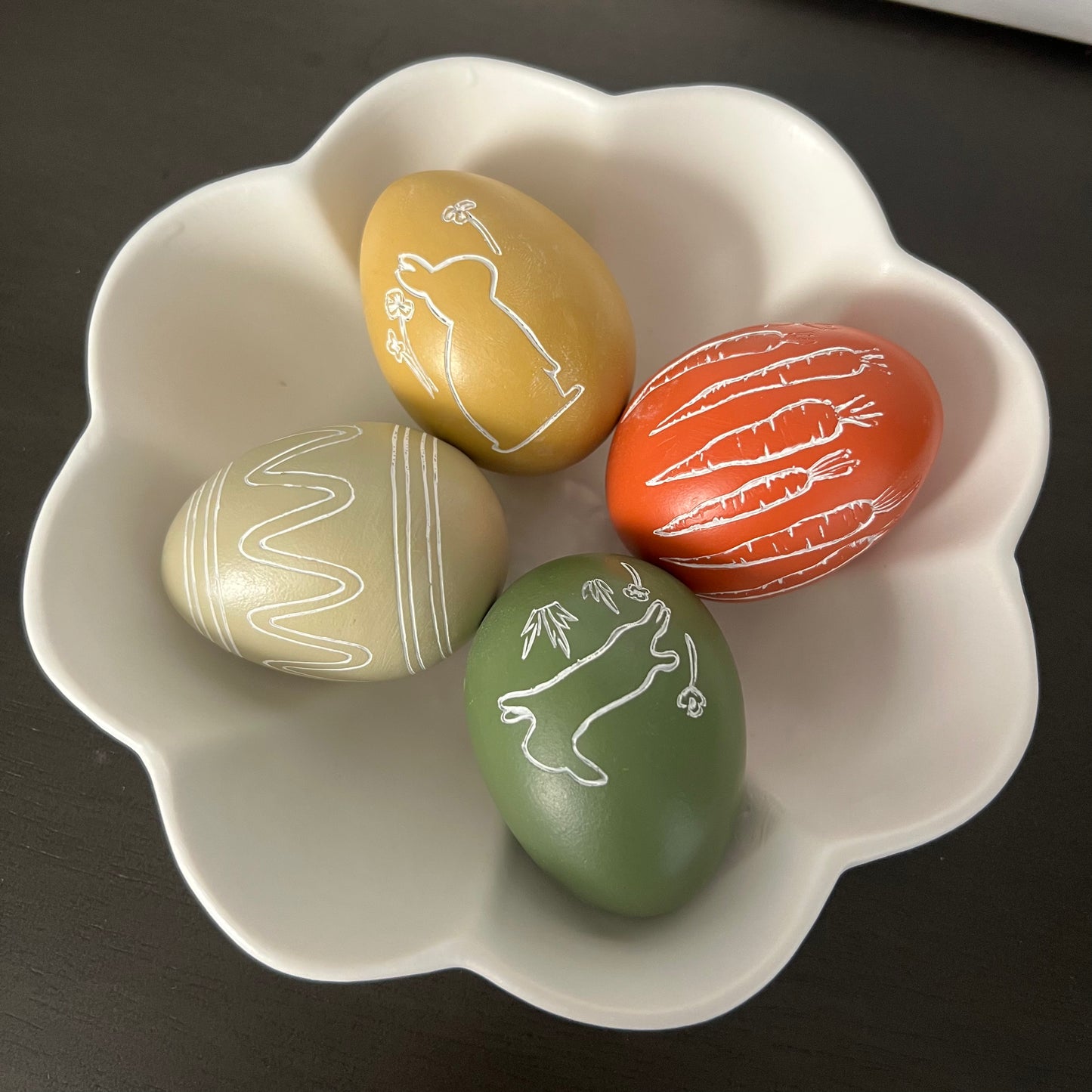 eggs :: natural vegetable dye colors {set of 4}