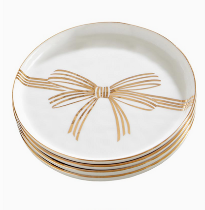 appetizer plates :: gold {set of 4}