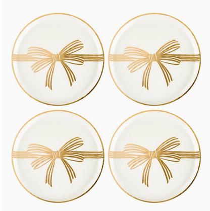 appetizer plates :: gold {set of 4}