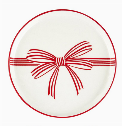 appetizer plates :: red {set of 4}