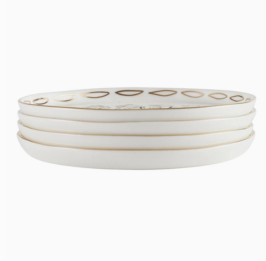 appetizer plates :: falala {set of 4}