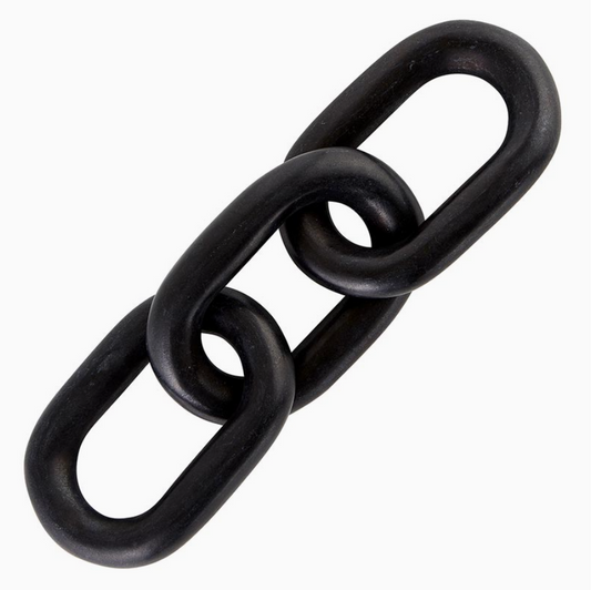 black marble chain links