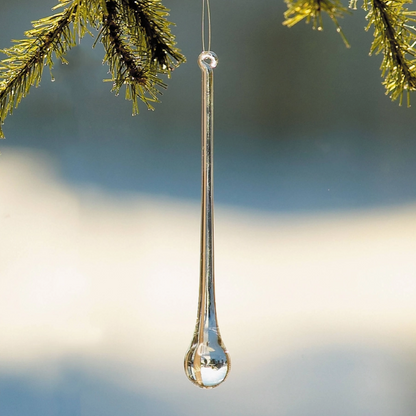 ornament :: glass icicle