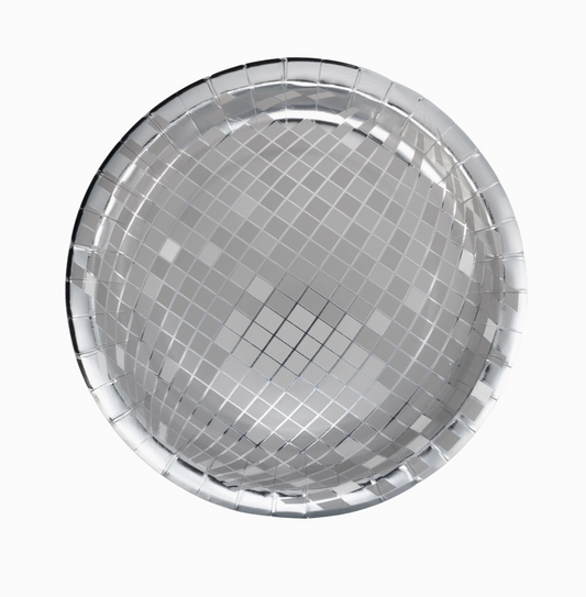 disco ball paper plates