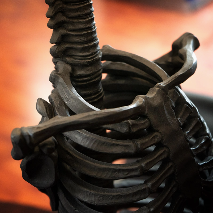 skeleton lamp