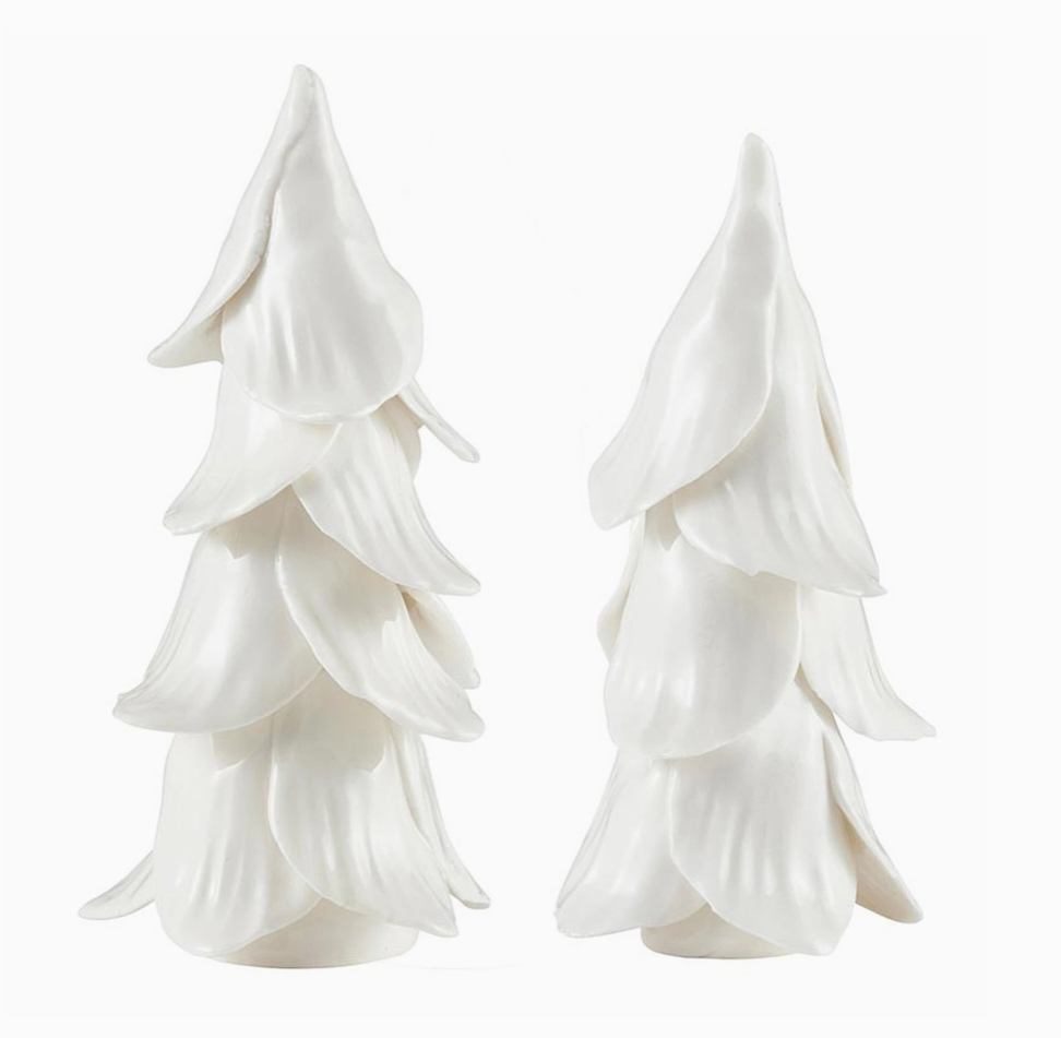 mini ceramic trees {set of 2}